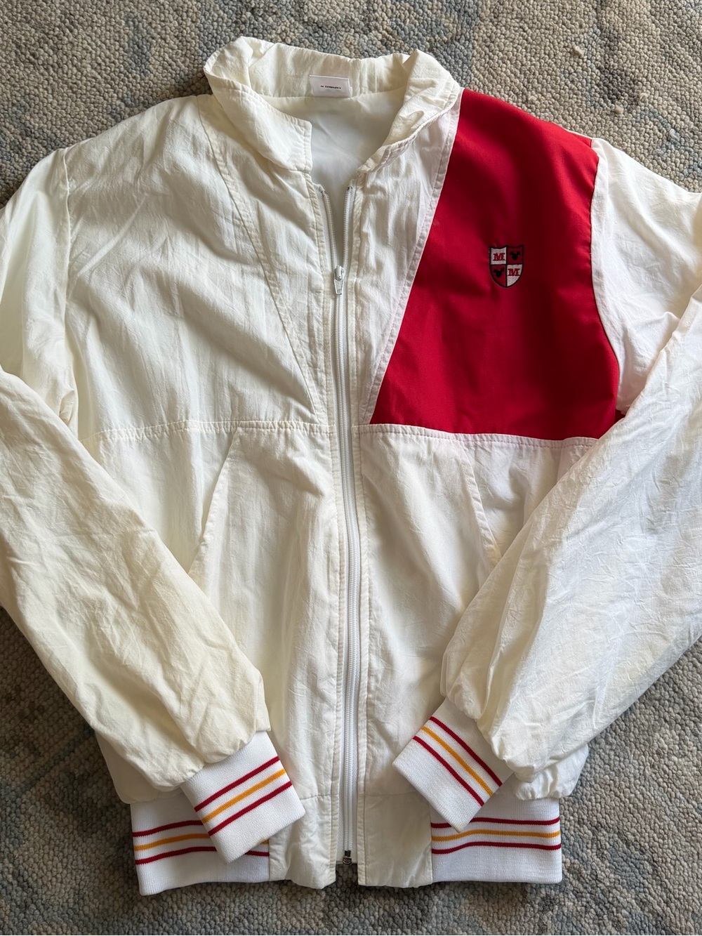 Disney Vintage 1980 Windbreaker Zip Up Jacket SZ Small